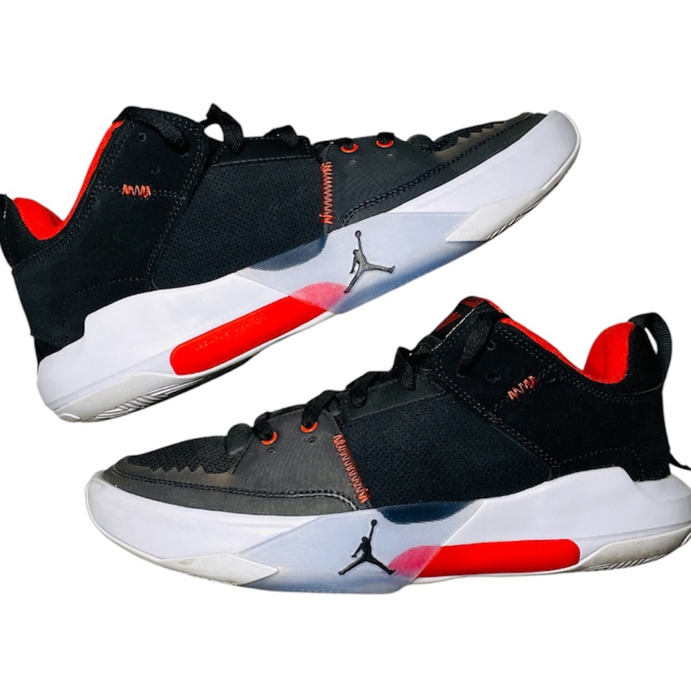 AIR JORDAN One Take 5 Mens Shoes Sneakers Size 9 Basketball Black Red